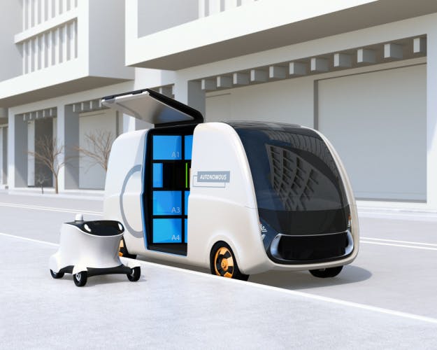 autonomous delivery vehicle