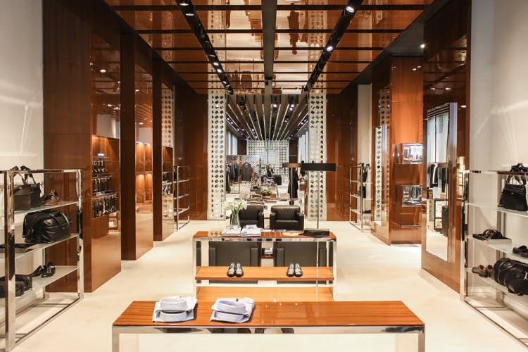 Luxury retail store interior